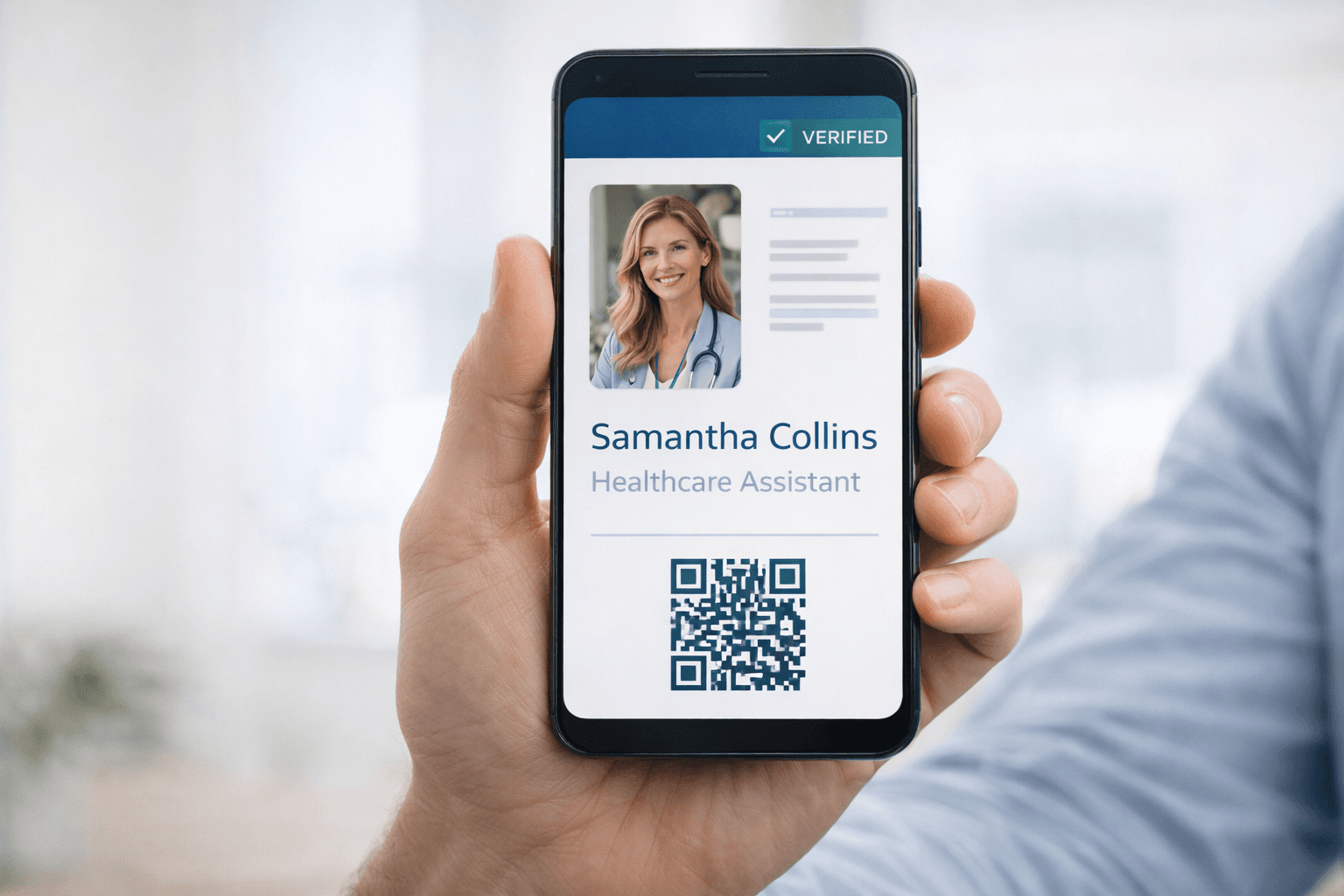 Carepliance verified ID card
